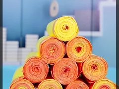 Túi rác tái chế thân thiện với môi trường được làm từ nhựa tái chế với nút khép dây kéo